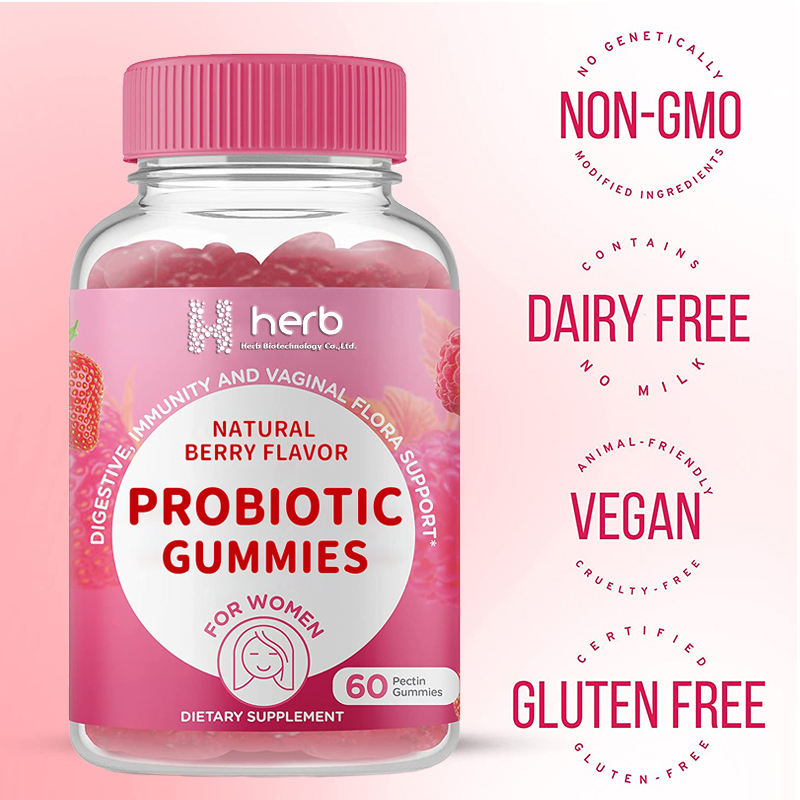 Probiotic Gummies – Digestive & Gut Health Support, 10 Billion CFU