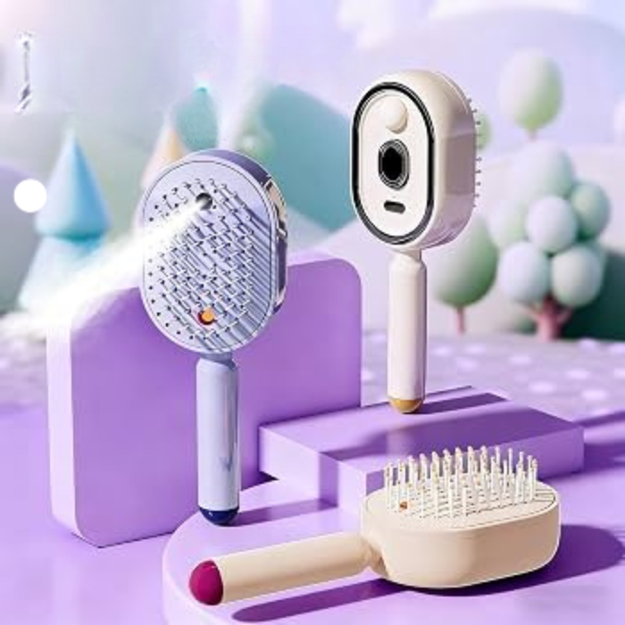 Electric Spraying Airbag Massage Comb