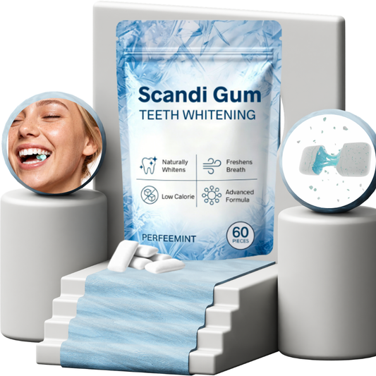 Scandi chewing Gum – Natural Teeth Repairing & Whitening