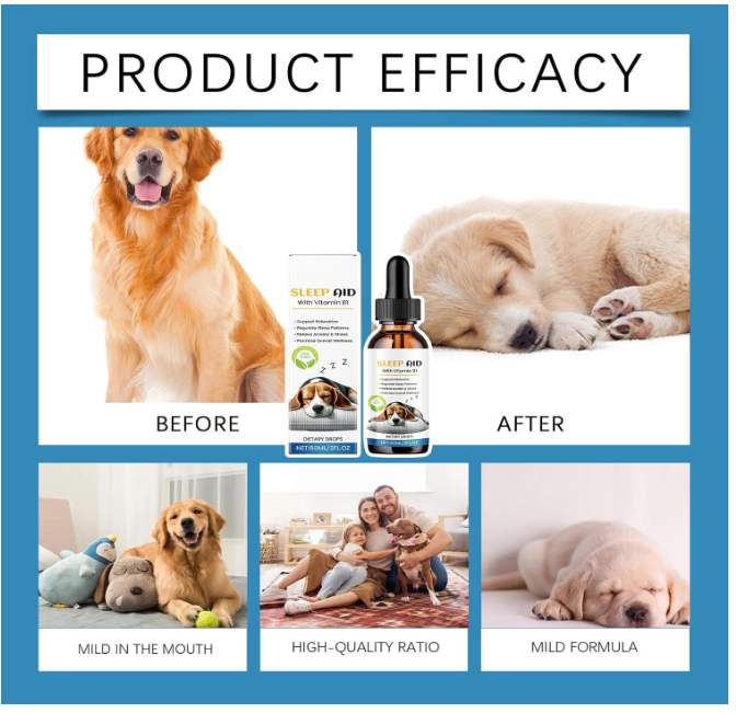 Dog Sleep Aid Drops – Calming & Relaxation Support